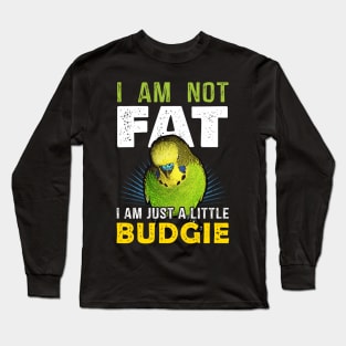 Fat Budgie Funny Long Sleeve T-Shirt